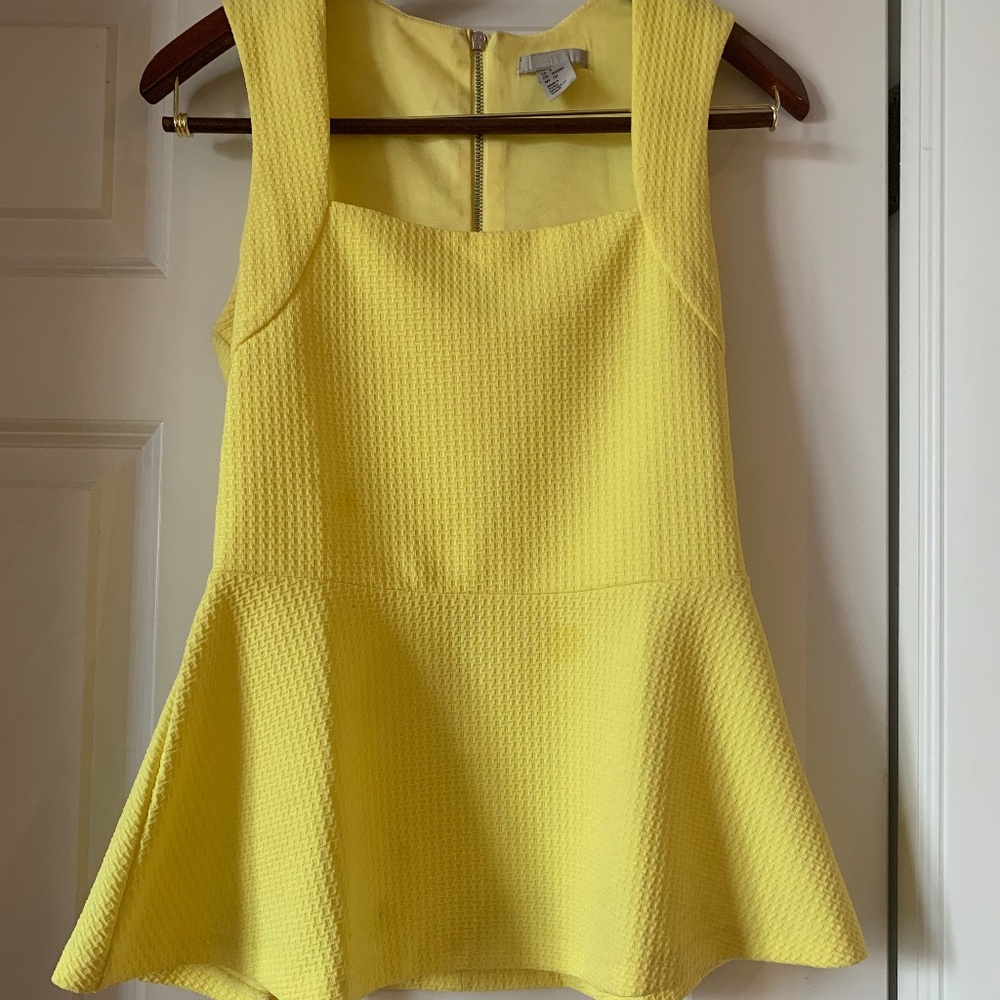 H&M Peplum Top